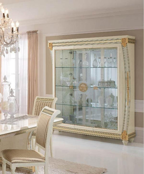 Arredoclassic Italy Liberty 3 - Door China Cabinet - Liberty3Dchina | ESF | Home Elegance USA