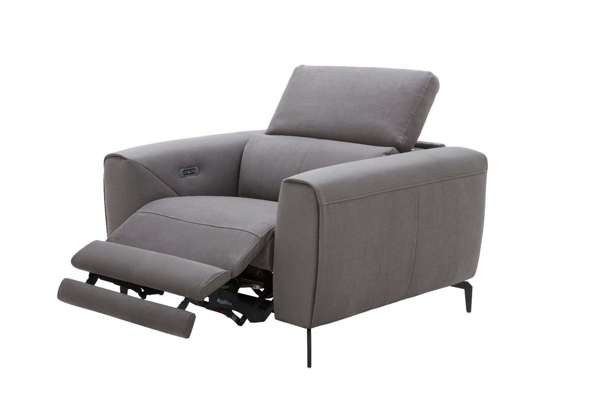 J&M Furniture - Lorenzo Grey Fabric Chair - 18823-C