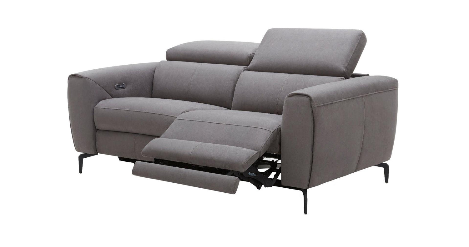 J&M Furniture - Lorenzo Grey Fabric Loveseat - 18823-L