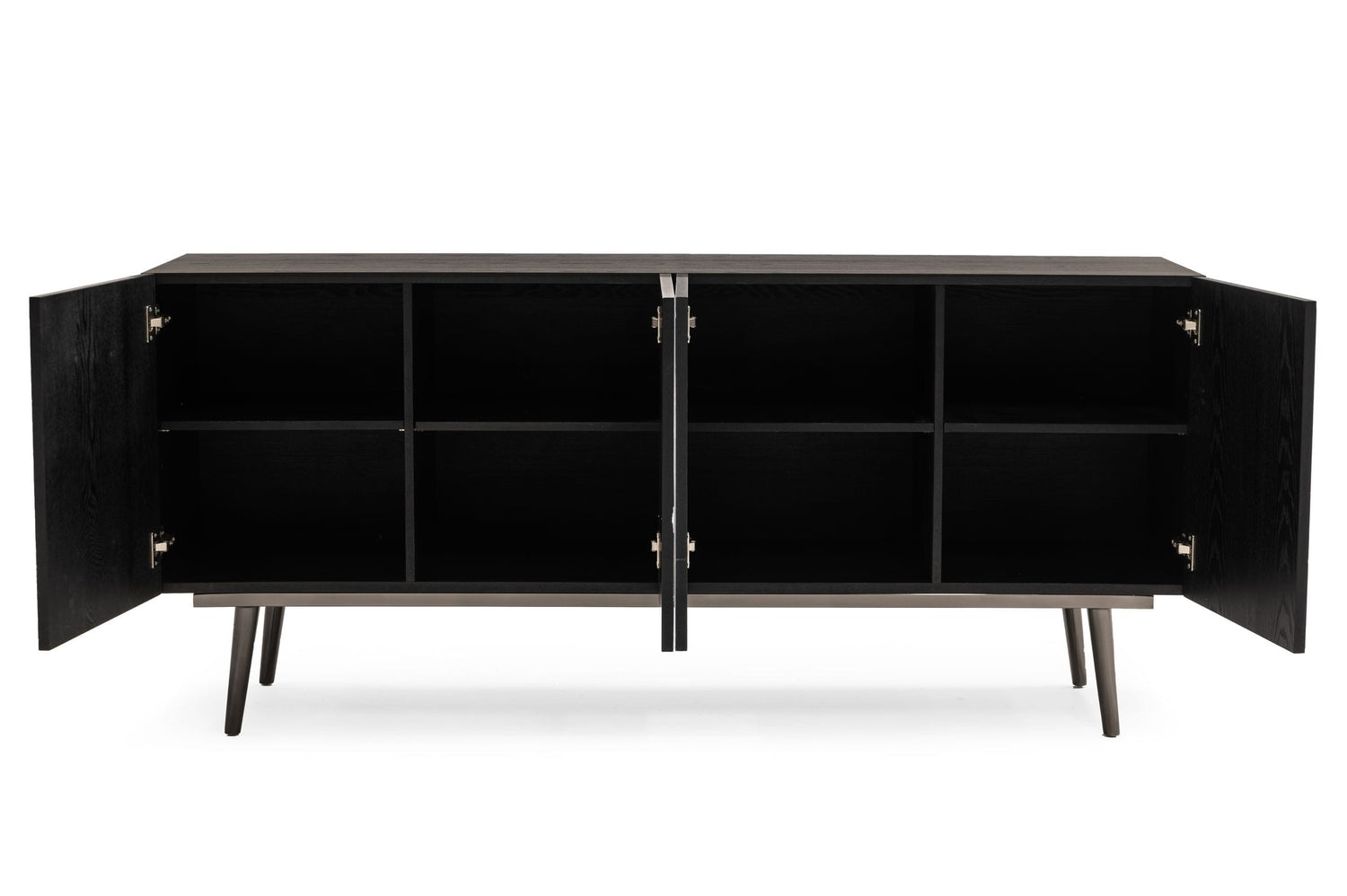 Vig Furniture Modrest Macoy - Modern Multicolor + Black Ash Buffet