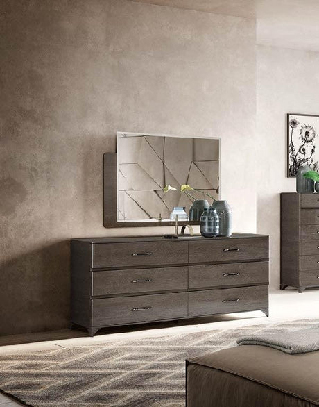 Camelgroup Italy Maia Double Dresser With Mirror - Maiaddm | ESF | Home Elegance USA