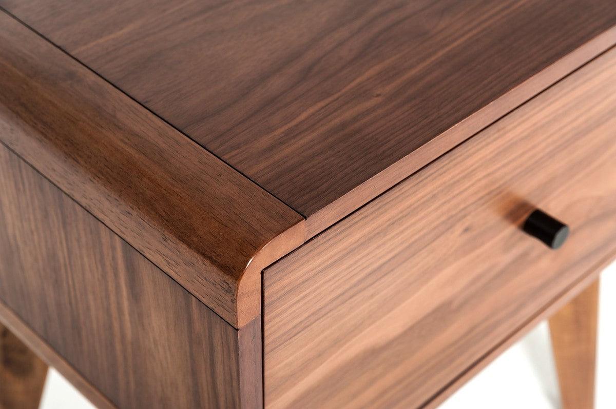 Vig Furniture - Modrest Marshall Mid-Century Modern Walnut Nightstand - Vgmabr-39-Ns