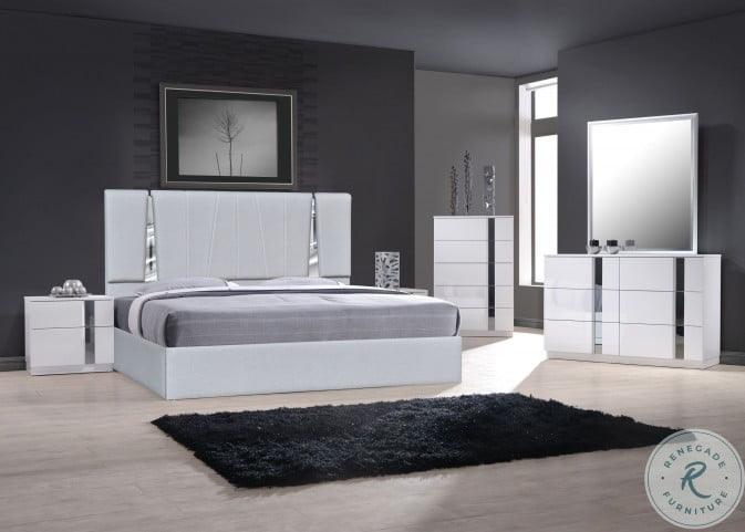 J&M Furniture - Matissee King Bed In Silver Grey - 18711K