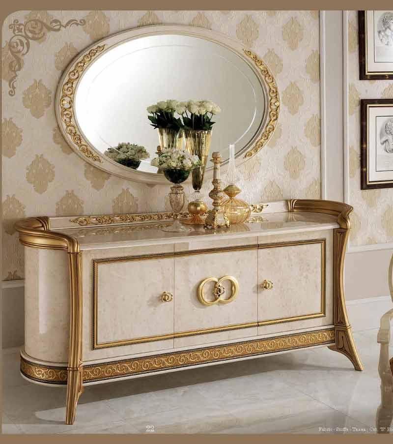 Arredoclassic Italy Melodia Buffet With Mirror - Melodiabm | ESF | Home Elegance USA