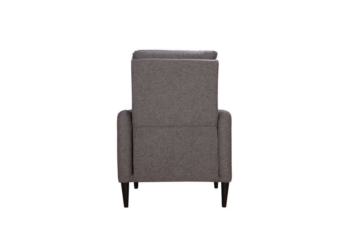 MOLSON PUSHBACK RECLINER CHAIR - CARBON BLACK - Home Elegance USA