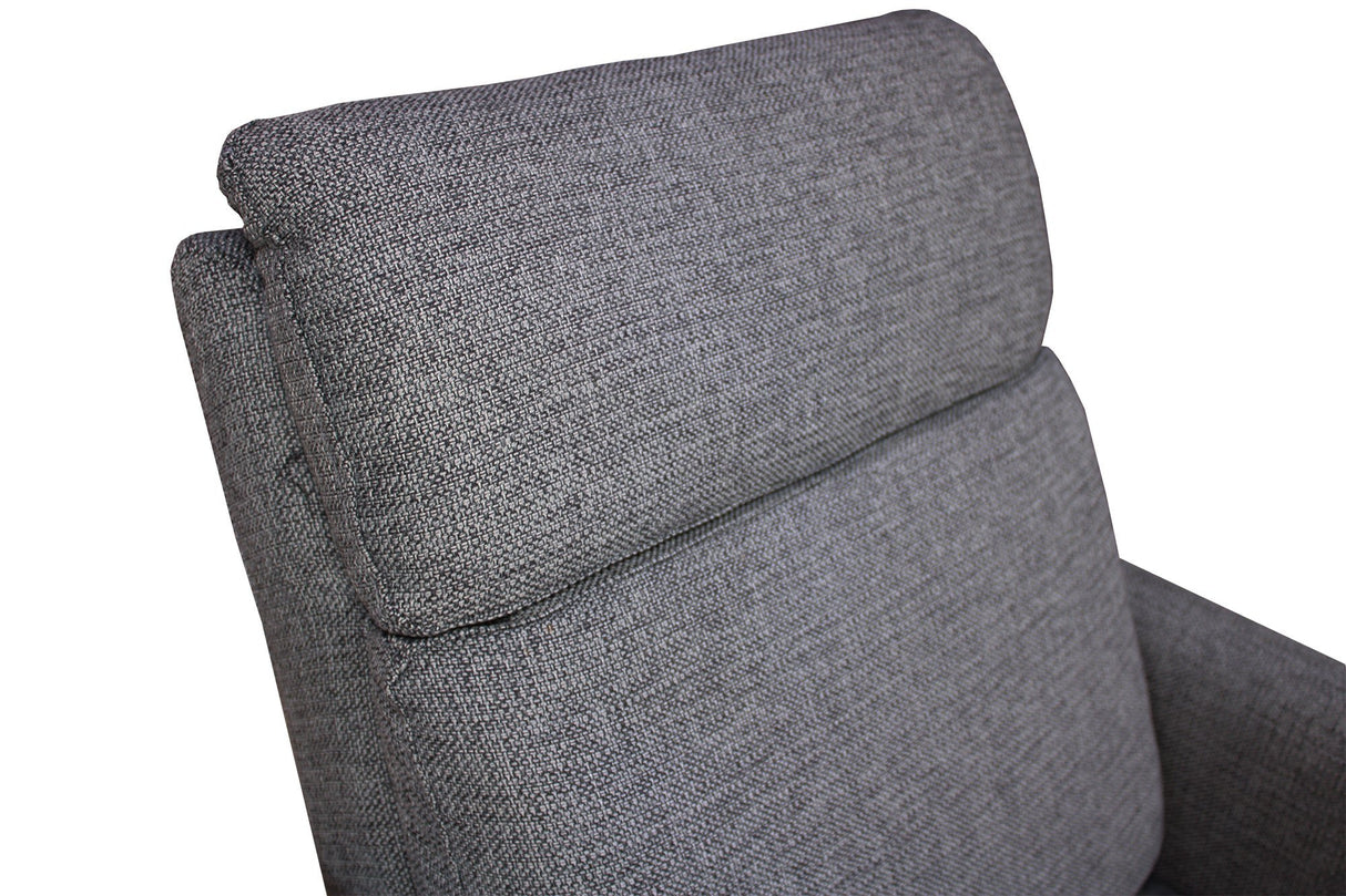 MOLSON PUSHBACK RECLINER CHAIR - CARBON BLACK - Home Elegance USA