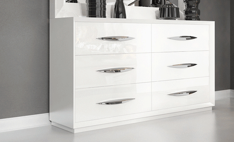 Carmen Double Dresser In White - Carmendresserwhite | ESF | Home Elegance USA