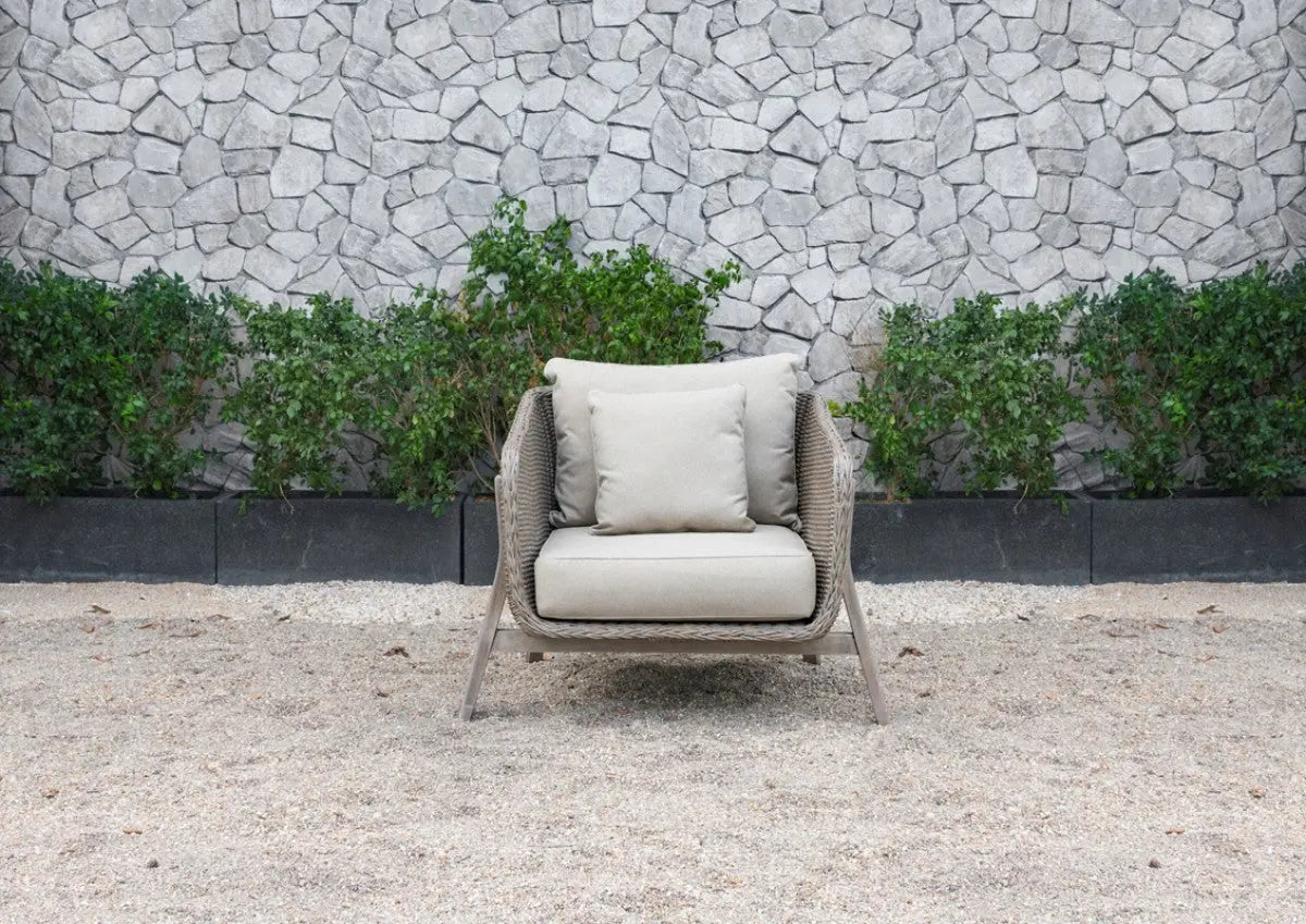 Vig Furniture - Renava Carillo Outdoor Beige Wicker Sofa Set - Vgatrasf-148