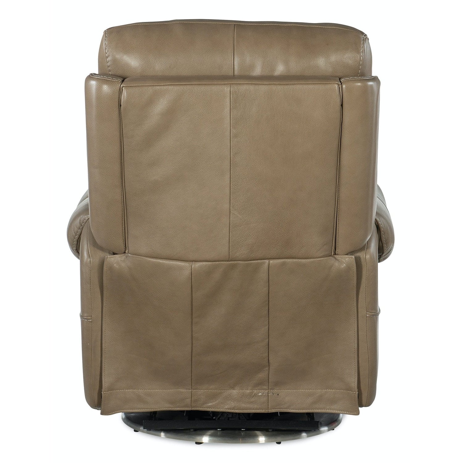 Sterling Swivel Power Recliner with Power Headrest in Pesaro Clay Leather - Hooker Furniture
