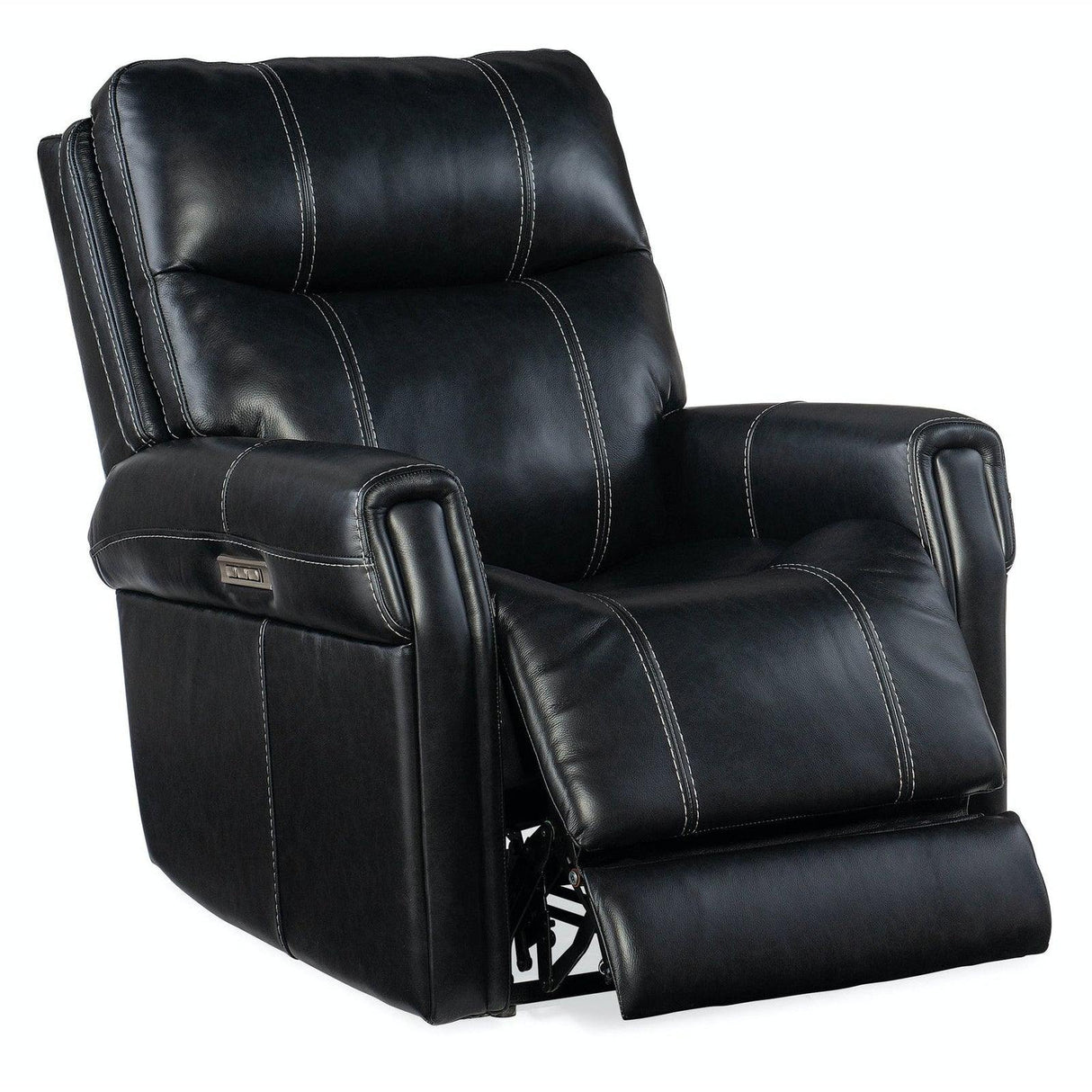 Carroll Power Recliner With Power Headrest And Lumbar | Hooker | Home Elegance USA