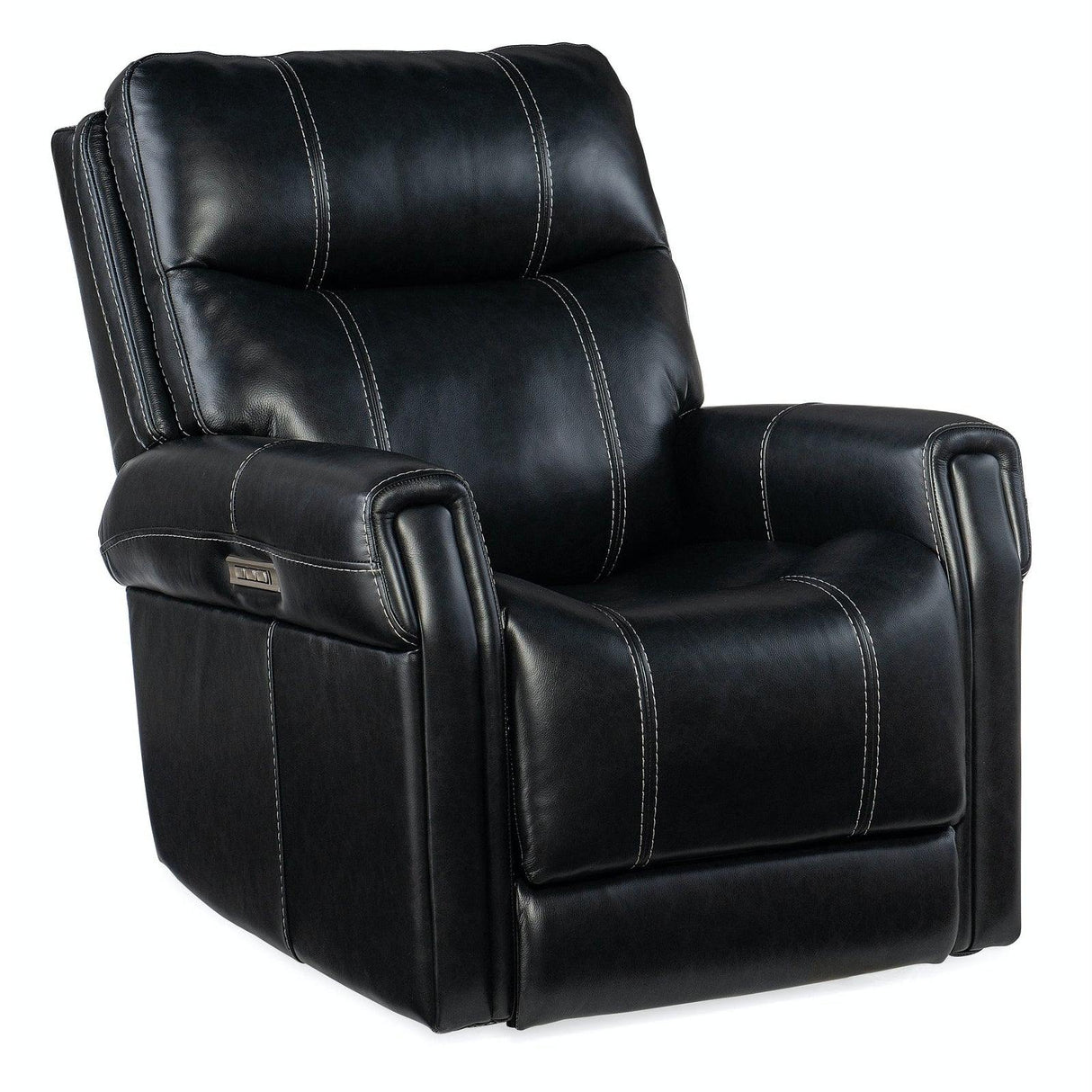 Carroll Power Recliner With Power Headrest And Lumbar | Hooker | Home Elegance USA