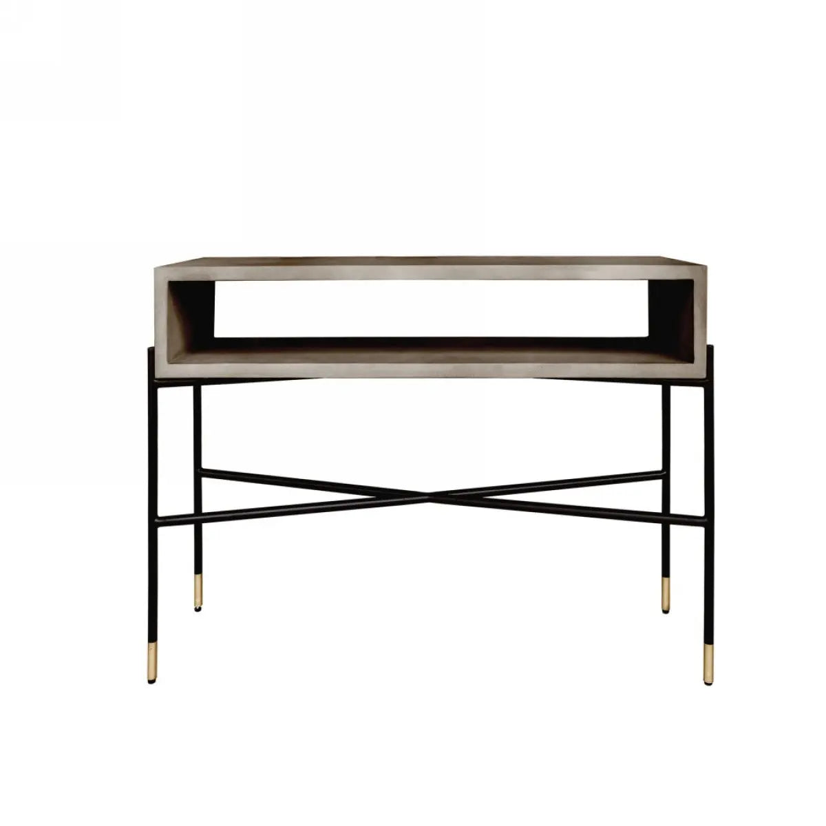 Vig Furniture - Modrest Walker Modern Concrete & Metal Console Table - Vglbrokycs-113