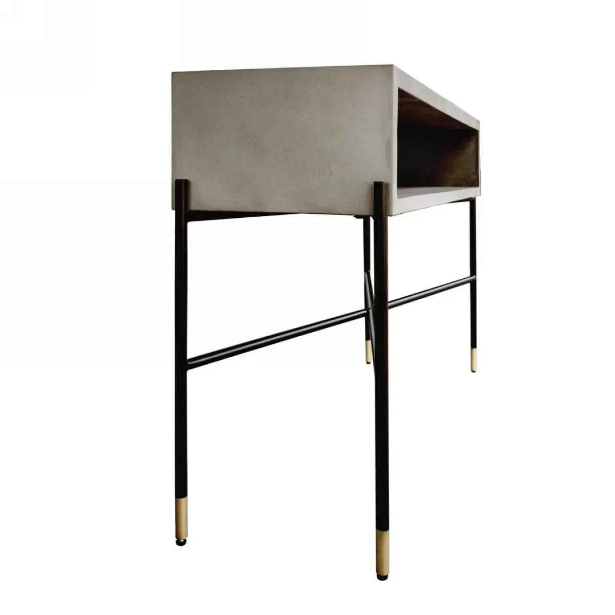 Vig Furniture - Modrest Walker Modern Concrete & Metal Console Table - Vglbrokycs-113