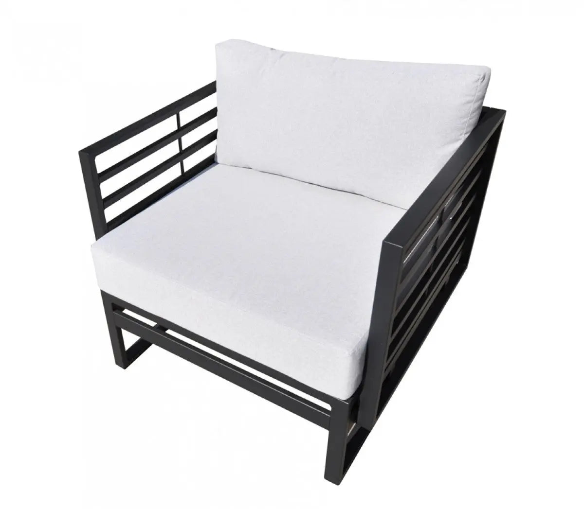 Vig Furniture - Renava Wharf Outdoor Grey & Black Sofa Set - Vgges0273