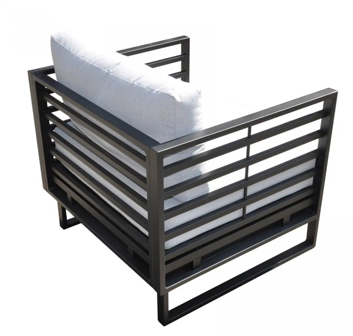 Vig Furniture - Renava Wharf Outdoor Grey & Black Sofa Set - Vgges0273