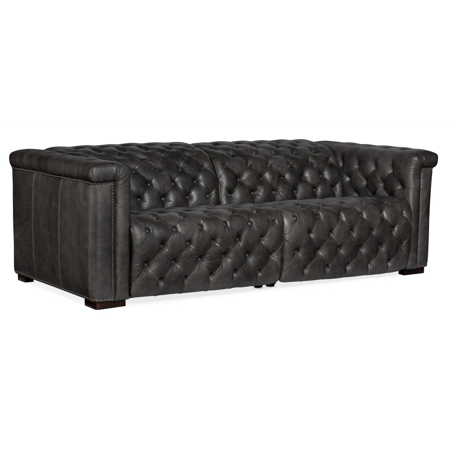 Hooker Furniture Savion 1.5 Laf/Raf 2 Over 2 Sofa W/ Pwr Rec Pwr Hr