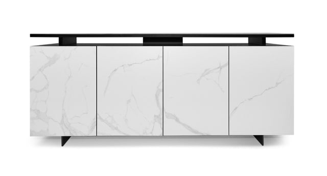 Vig Furniture Modrest Schulz - Modern Black & White Ceramic Buffet