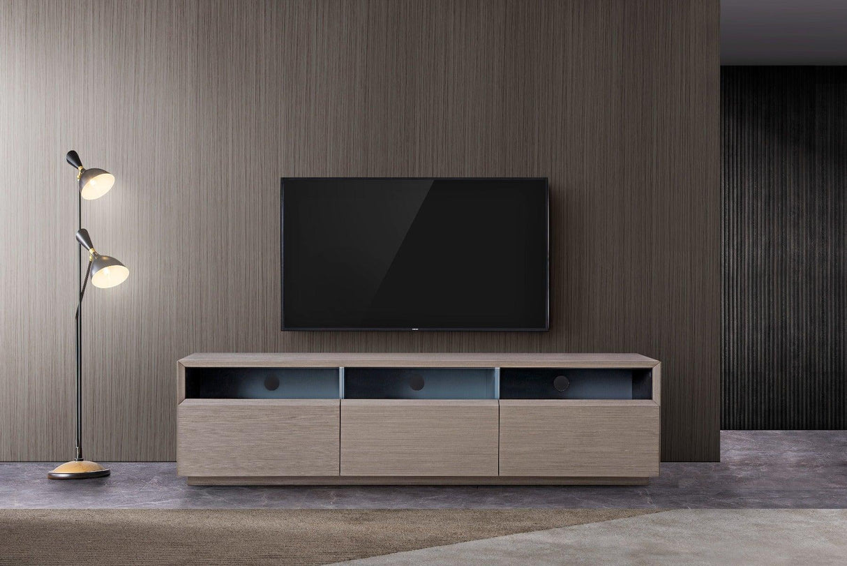 J&M Furniture - Tv023 Tv Stand In Grey Veneer - 1763950