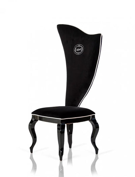 Vig Furniture - Rc017-2 - Luxurious Transitional Black Fabric Chair (Set Of 2) - Vgunrc017-2