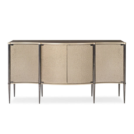 Elegant dining server with ample storage and sleek design, perfect for organizing dinnerware and enhancing the style of your dining room.