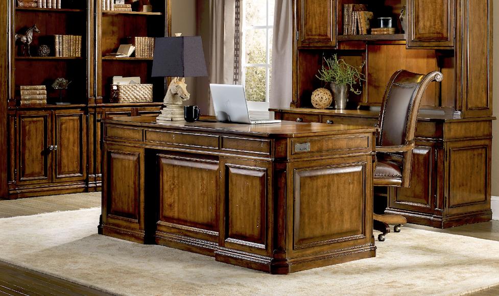 Executive desks in wood, glass, and leather finishes. Available in modern, traditional, and luxury styles with spacious tops, storage, and professional design.