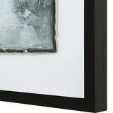Lakeside Grande Framed Abstract Print - Silver / Blue by Uttermost - View 5