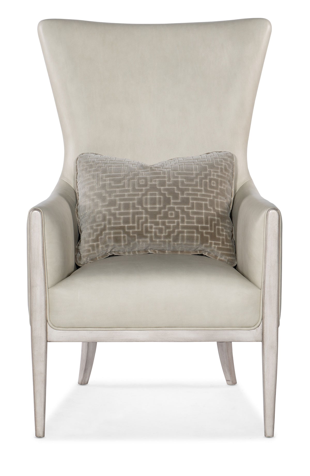 Kyndall Club Chair With Accent Pillow - Beige by Hooker Furniture - View 4