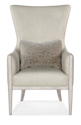 Kyndall Club Chair With Accent Pillow - Beige by Hooker Furniture - View 4