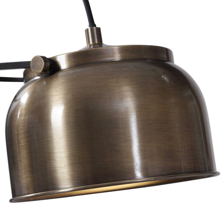 Bessemer Industrial Floor Lamp - Light Brown / Black by Uttermost - View 5