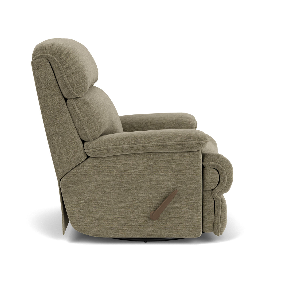 Geneva Transitional Fabric Swivel Gliding Recliner | Flexsteel
