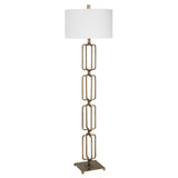 Link Brushed Gold Floor Lamp by Uttermost - View 5