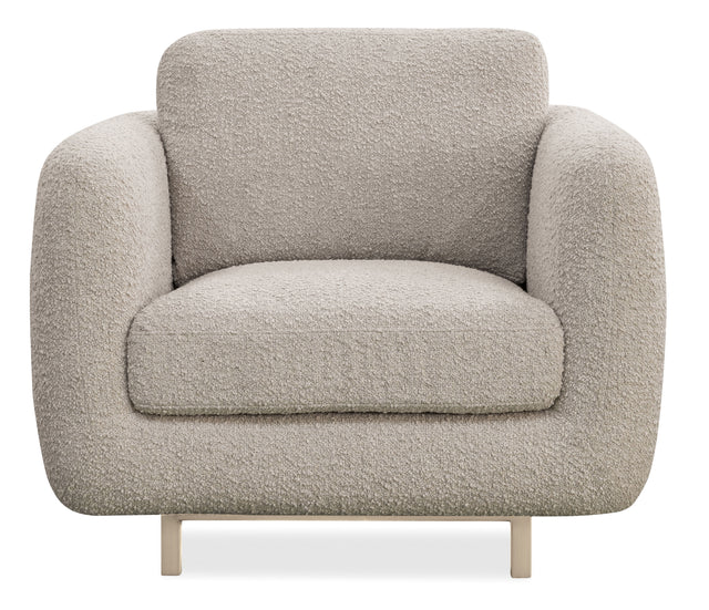 Dawson Barstool Swivel Accent Chair - Beige by Hooker Furniture - View 1