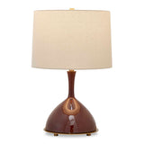 Colette Table Lamp Burgundy - Dark Red by Uttermost - View 1