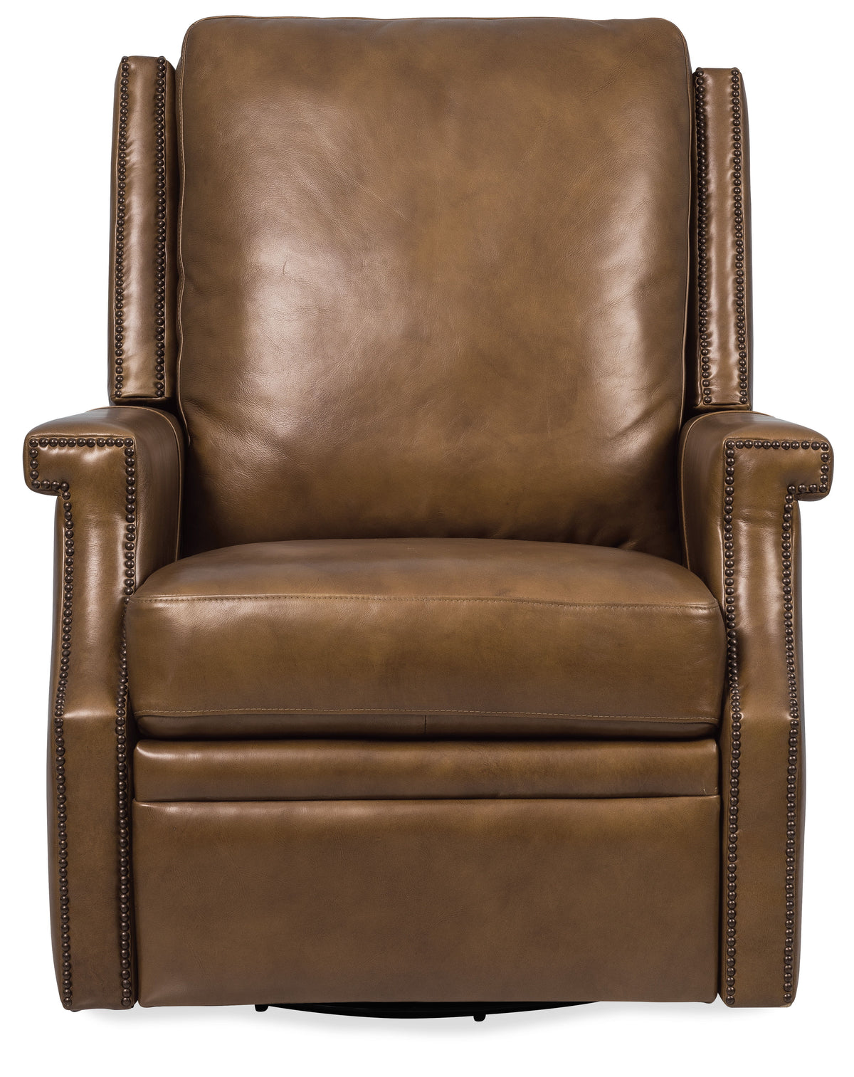 Collier Power Swivel Glider Recliner - Dark Brown by Hooker Furniture - View 1