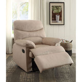 Arcadia Motion Recliner 702 Beige Woven Fabric | Acme - 702 - Home Elegance USA - 2