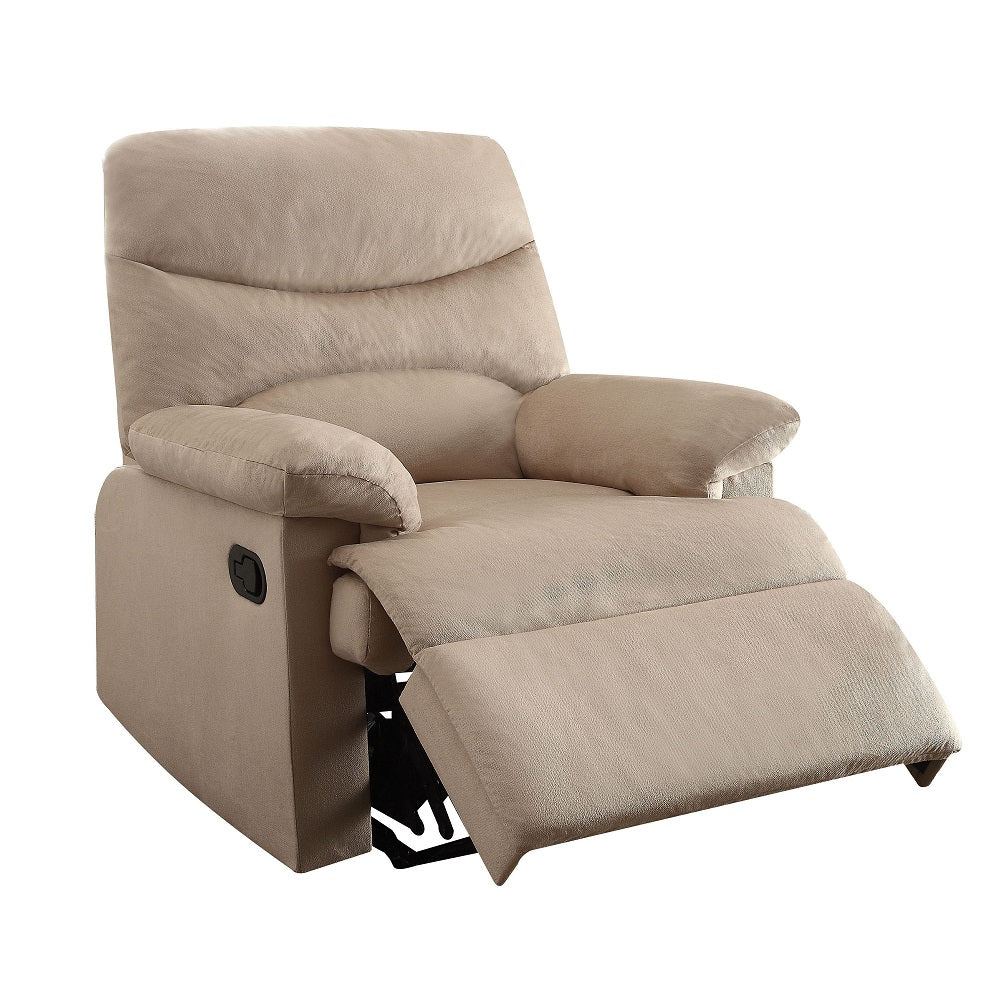 Acme - Arcadia Motion Recliner 703 Light Brown Woven Fabric