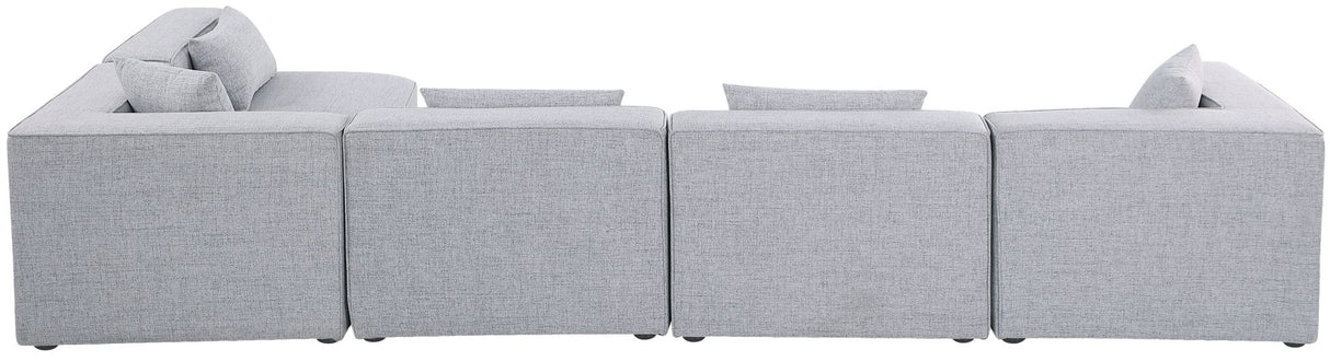 Cube - Modular Sectional 5 Piece - Gray - 630Grey - Sec5D - Home Elegance USA - 3