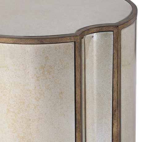 Harlow Mirrored Accent Table - Gold by Uttermost - View 4