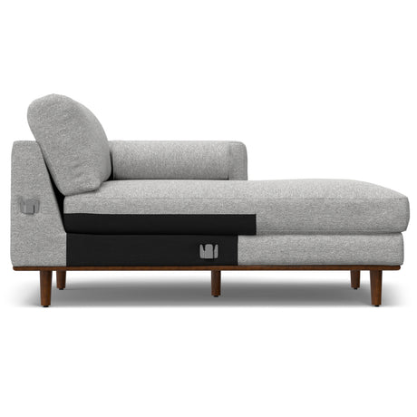 Morrison - Right Sectional Sofa - Mist Grey - sold by Home Elegance USA