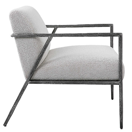 Brisbane Accent Chair Light Gray - Beige by Uttermost - View 4
