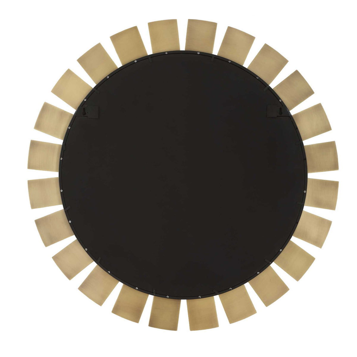 Toluca Round Mirror Brass - Gold by Uttermost - View 6