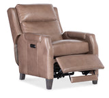 Nelson Power Recliner With Power Headrest - Light Brown by Hooker Furniture - View 6