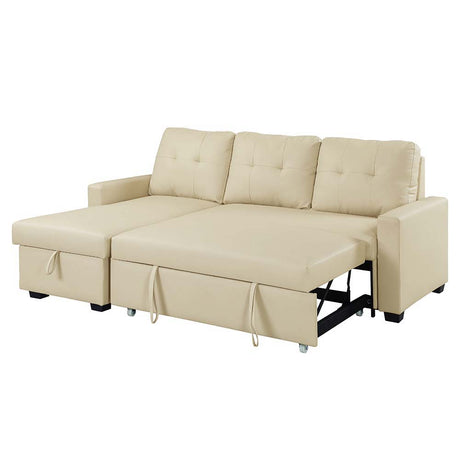 Dafina - Sectional Sofa - Beige Fabric - LV01054 - Home Elegance USA - 7