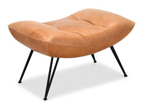 Kayne Ottoman - Light Brown by Hooker Furniture - View 1