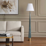 Riccardi Floor Lamp Blue - Dark Green by Uttermost - View 3