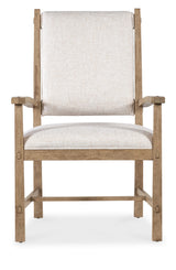 Vineyard Row Post Back Upholstered Arm Chair (Set of 2) Beige / Light Brown - Light Brown / Beige by Hooker Furniture - View 8
