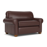 Thornton Leather Stationary Twin Sleeper | Flexsteel