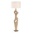 Almyra Solid Wood Floor Lamp - Light Brown by Uttermost - View 1