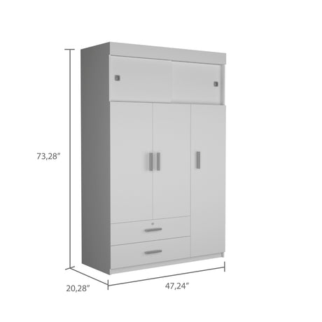 Tucson Armoire, Two Drawers - sold by Home Elegance USA