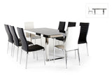 Courtland Modern Stainless Steel Dining Table - View Image 1